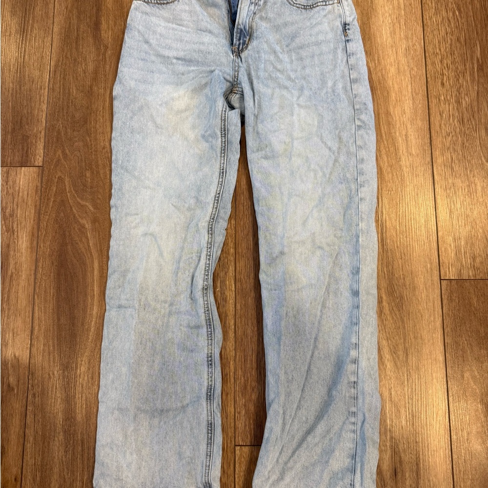 Classic Light Blue Straight Leg Women's Jeans